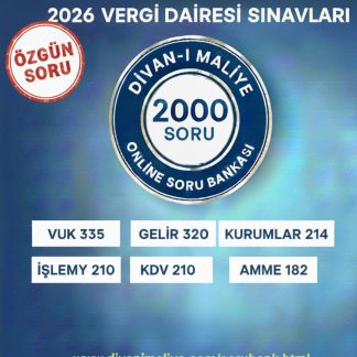 2026 VDMY Sınavları Hazırlık Online Soru Bankası