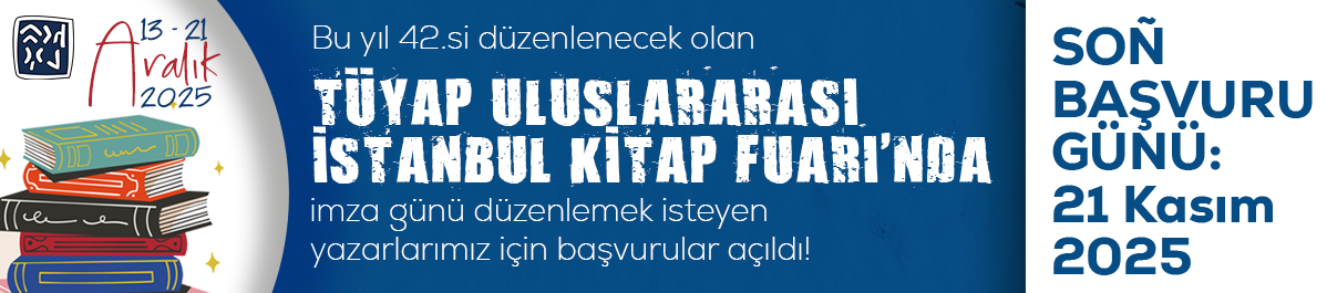 42. İstanbul Kitap Fuarına Başvurular Başladı